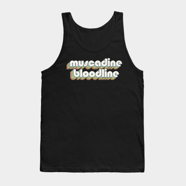 vintage color Muscadine Bloodline Tank Top by Wizz Ventura